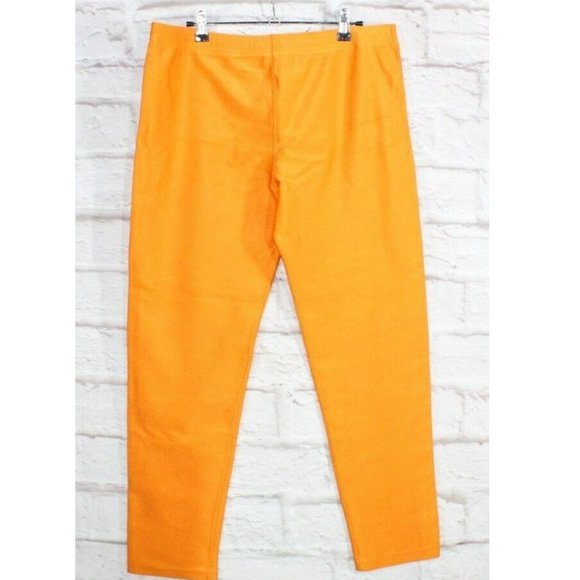 Vintage Russel Athletic Orange Nylon Spandex Pants Size XL - Picture 9 of 9